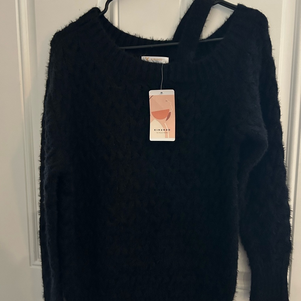 Super soft, knit, off the shoulder sweater